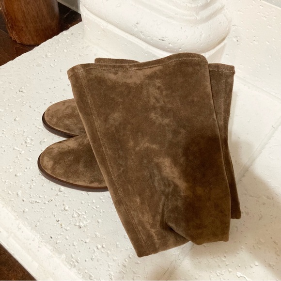 NWT Brown Tall Boots Over Knee Suede Boot 5.5 / 5 1/2 Antonio Melani Leenna - Picture 6 of 11